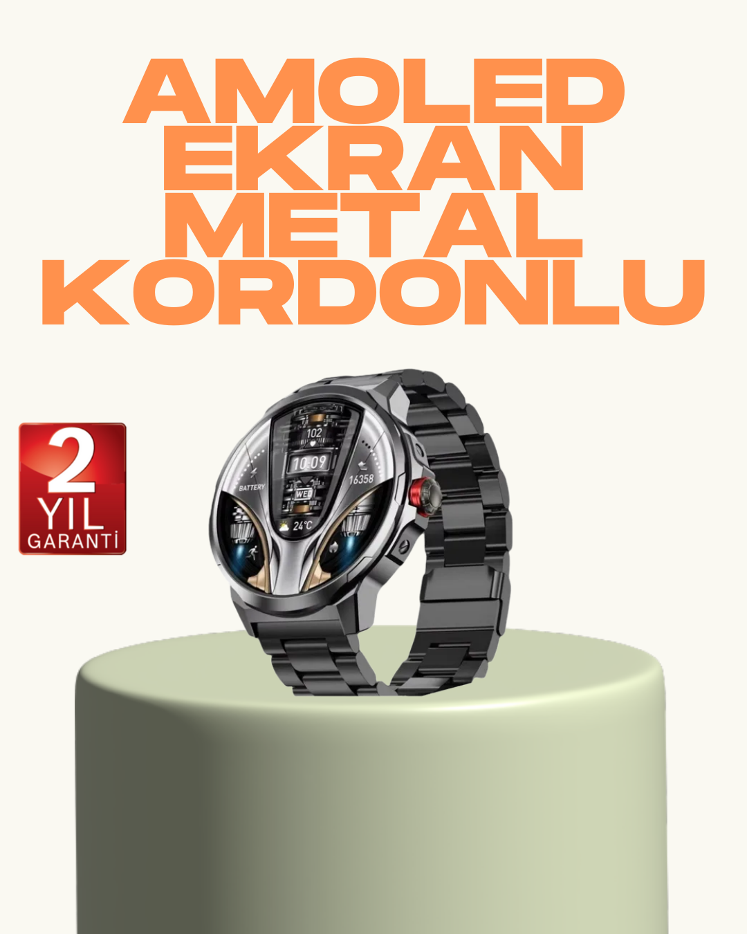 IP68 Su Toz Dirençli SW80 Akıllı Saat Android iOS Uyumlu - Lisinya