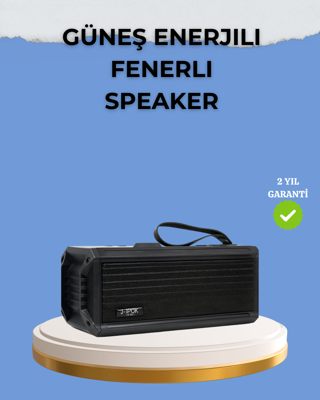 Kablosuz J-IPOX P520 Bluetooth Hoparlör Uzun Pil Ömrü ve Mikrofon - Lisinya