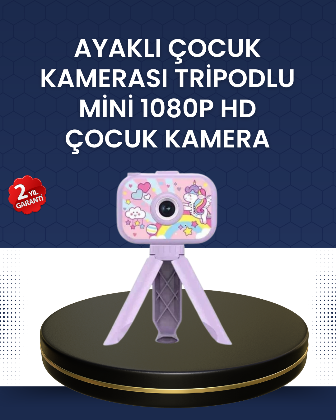 Çocuklara Özel Tripodlu Kamera – 27 Çerçeve ve 10 Ayna Efekti - Lisinya