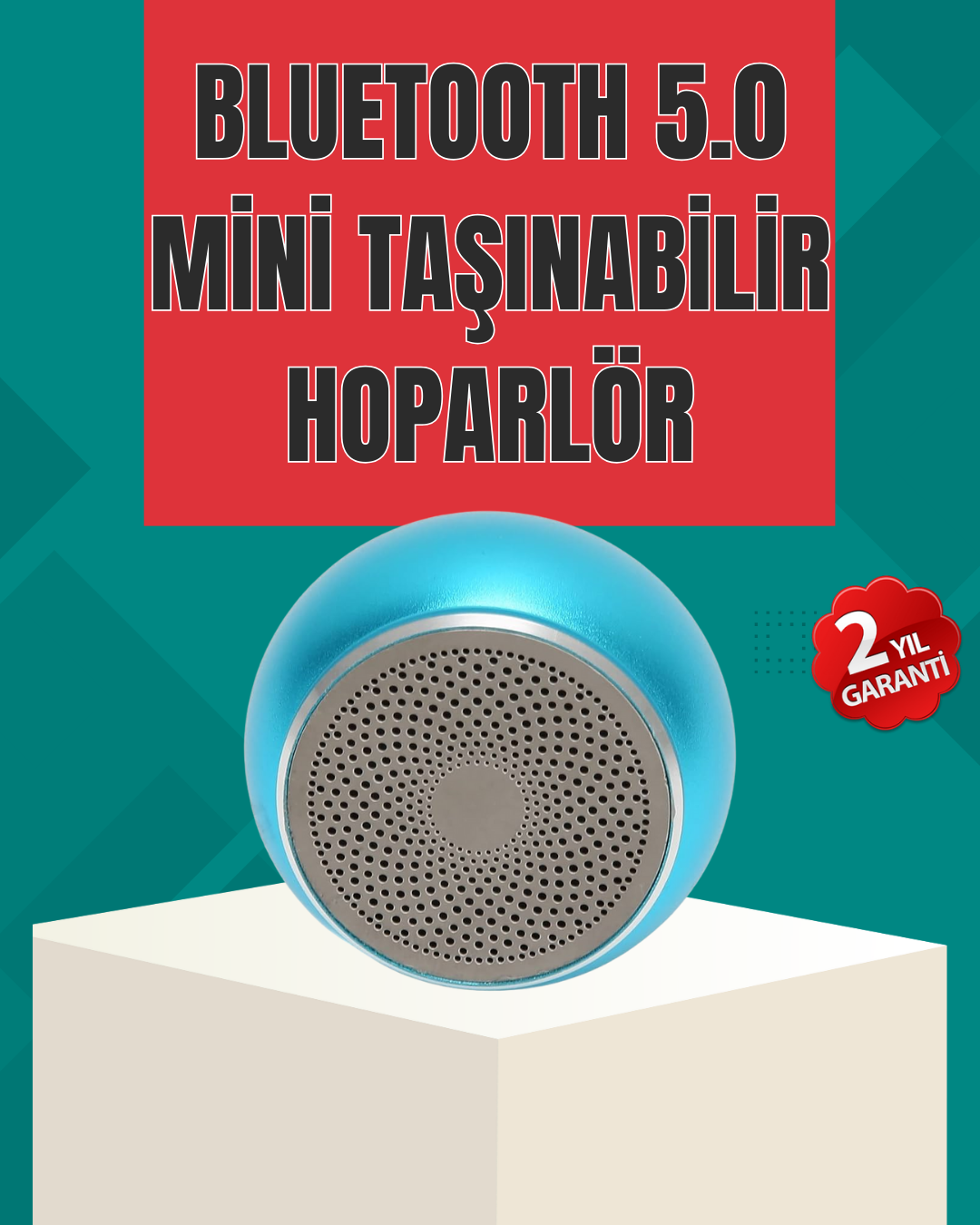 Taşınabilir Bluetooth Hoparlör | Eller Serbest Arama Özellikli - Lisinya