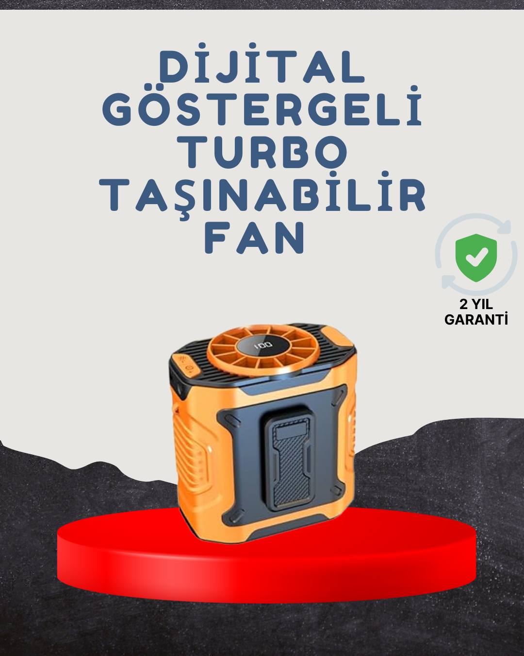 Yüksek Kapasiteli Turbo Taşınabilir Fan - Lisinya