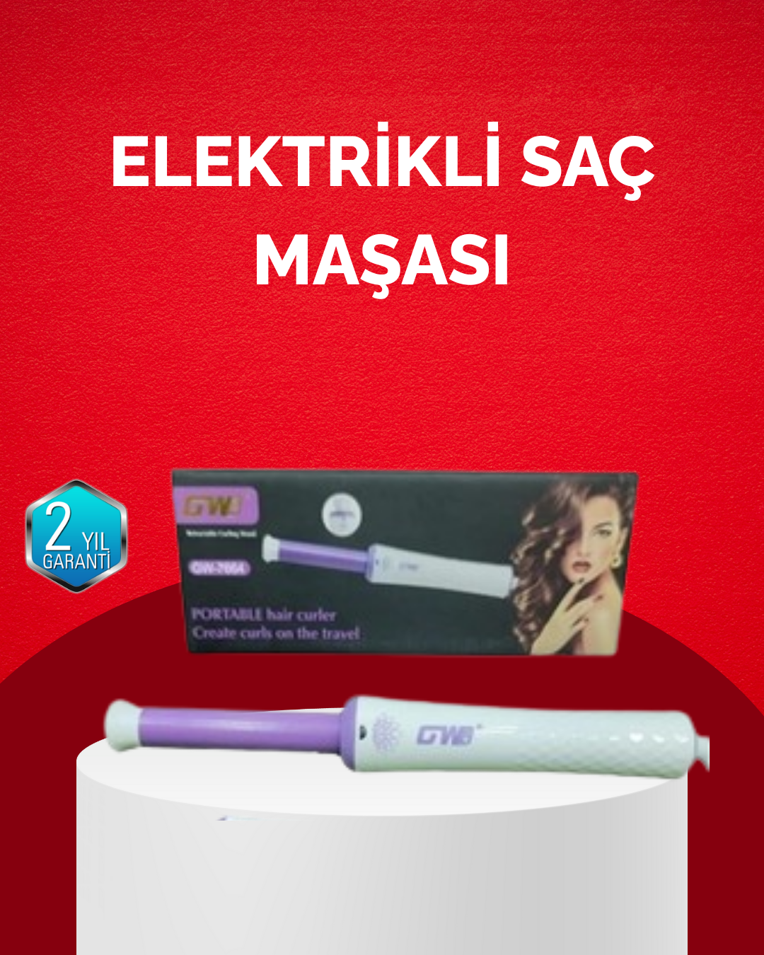 Elektriklenme Önleyici Saç Şekillendirici – Seramik Kaplama Maşa - Lisinya