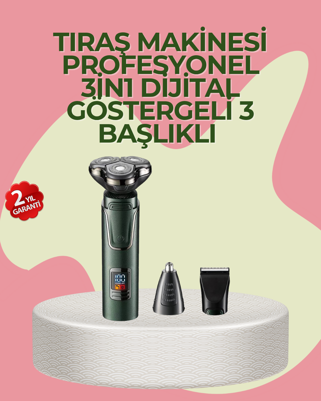 Başlıklı Şarjlı Tıraş ve Bakım Cihazı - Lisinya