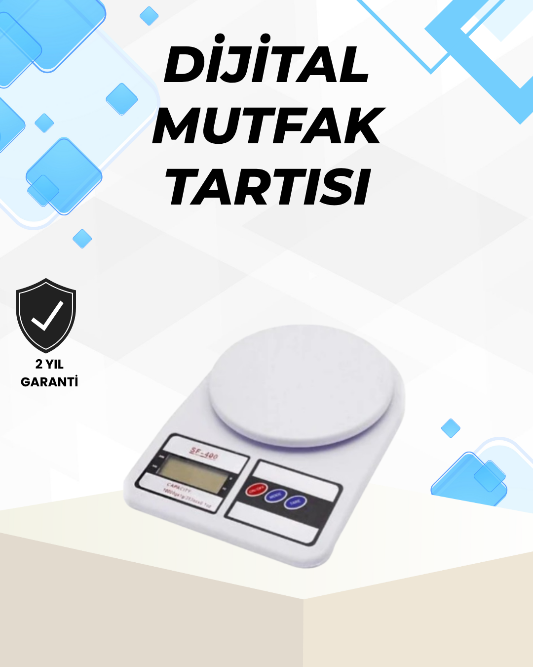 Hassas Tartım İçin Dijital Mutfak Terazisi – 10kg / 1g - Lisinya