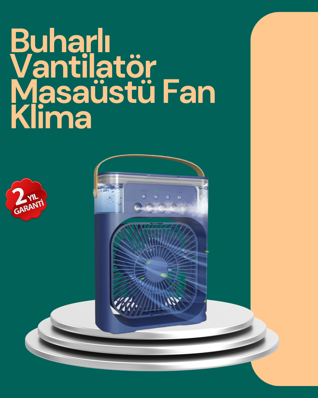 Modern Tasarımlı Kompakt ve Güçlü Hava Üfleyen Fan - Lisinya