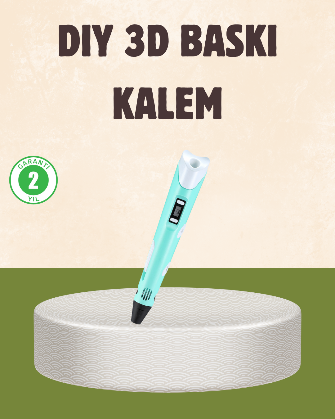 ABS ve PLA Filament Destekli 3D Yazıcı Kalem - Lisinya