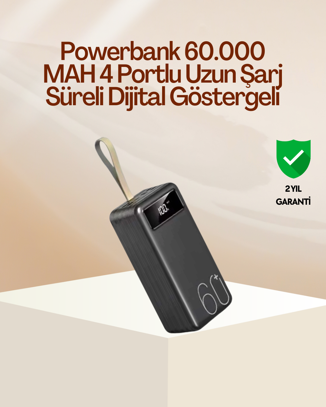 Tüm Cihazlara Uyumlu Çoklu Çıkışlı Powerbank - Lisinya
