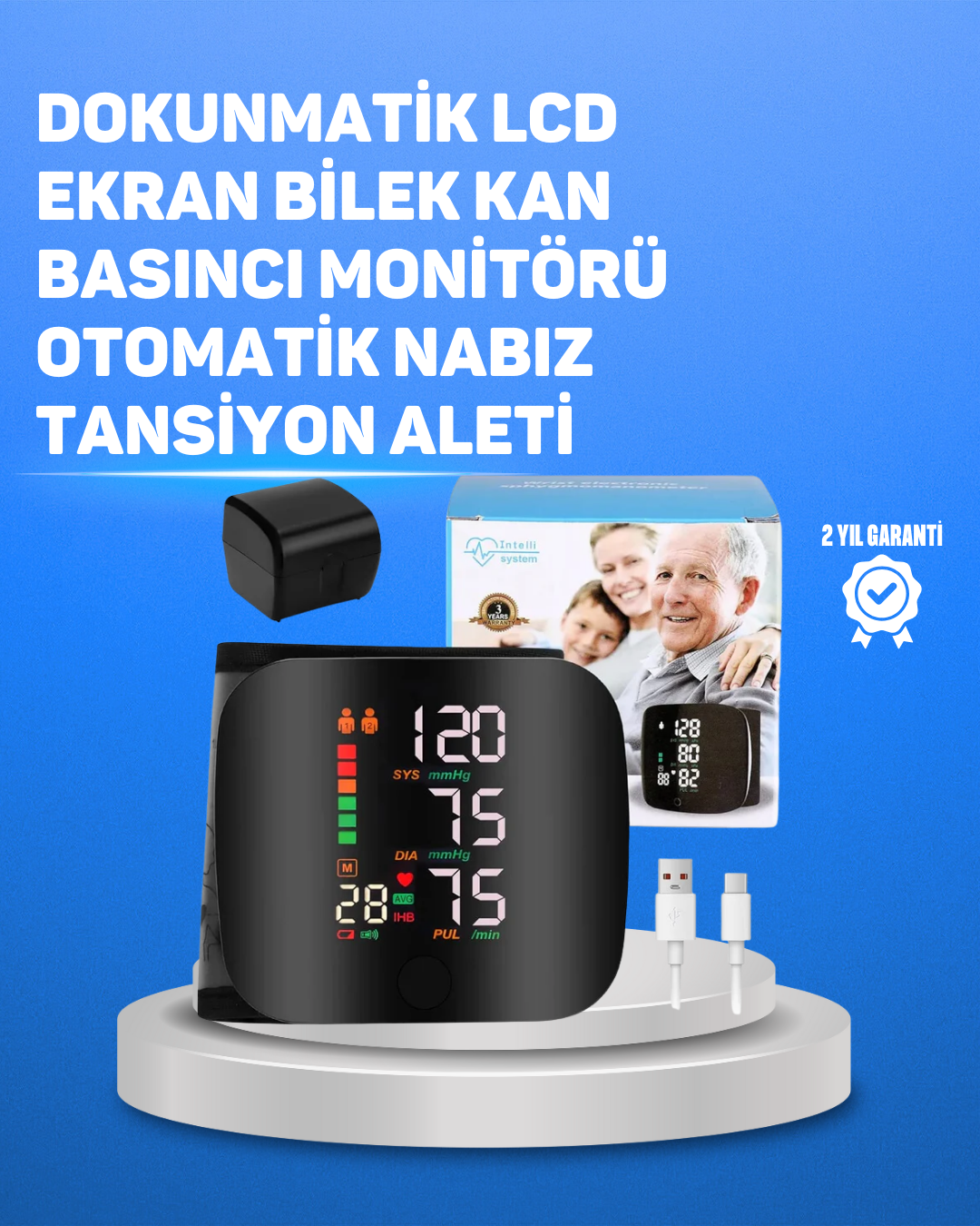 Bilek Tipi Dijital Tansiyon Ölçüm Cihazı - Lisinya