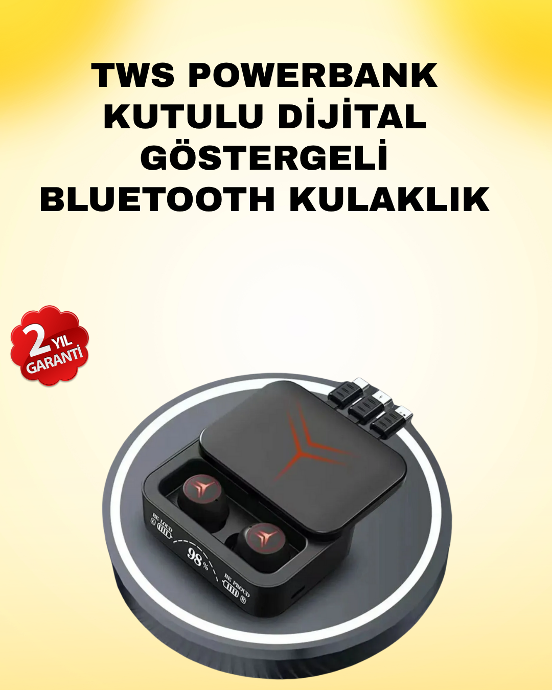 IPX6 Suya Dayanıklı Kablosuz Kulaklık – Hafif ve Taşınabilir Tasarım - Lisinya