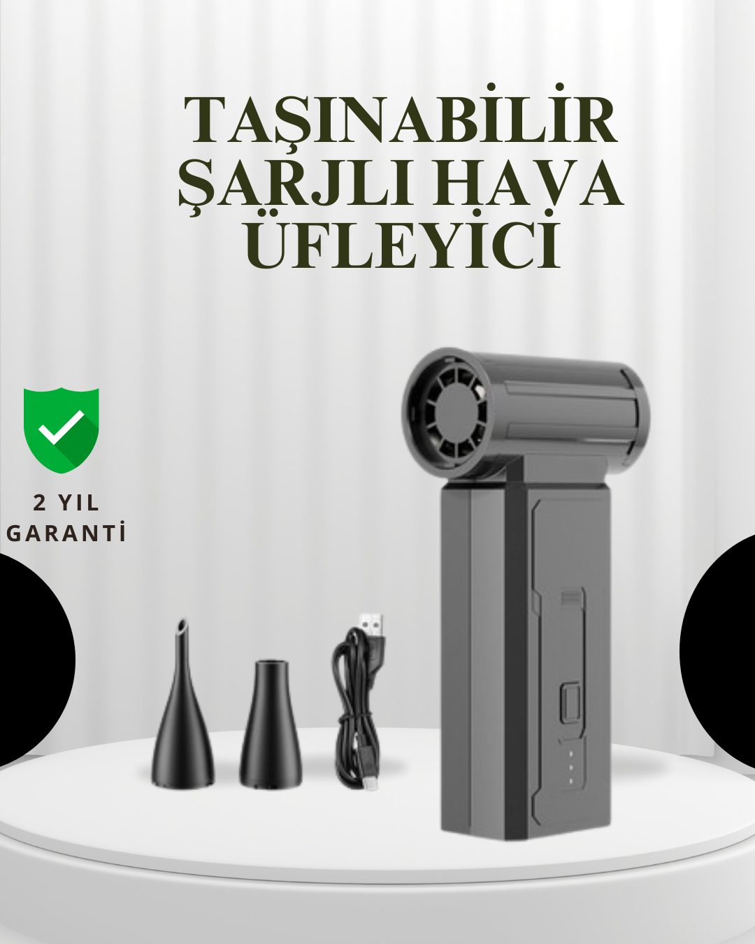 Taşınabilir Şarjlı Güçlü Hava Üfleme Aleti Çok Yönlü Kullanım - Lisinya