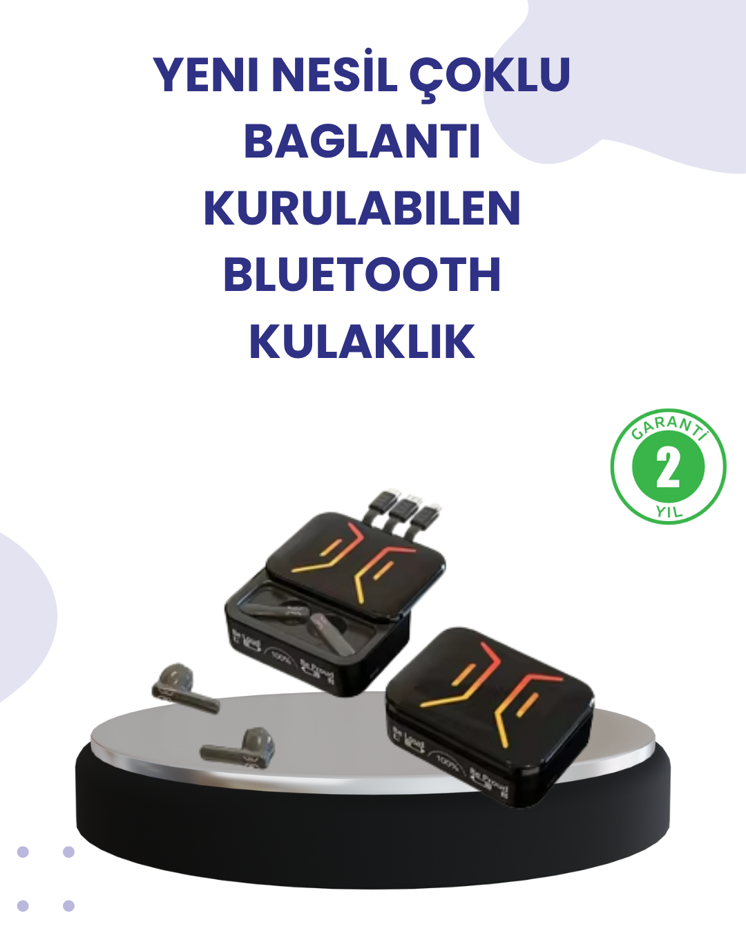 300mAh Kutulu Bluetooth Kulaklık – 40mAh Kulaklık Bataryası - Lisinya