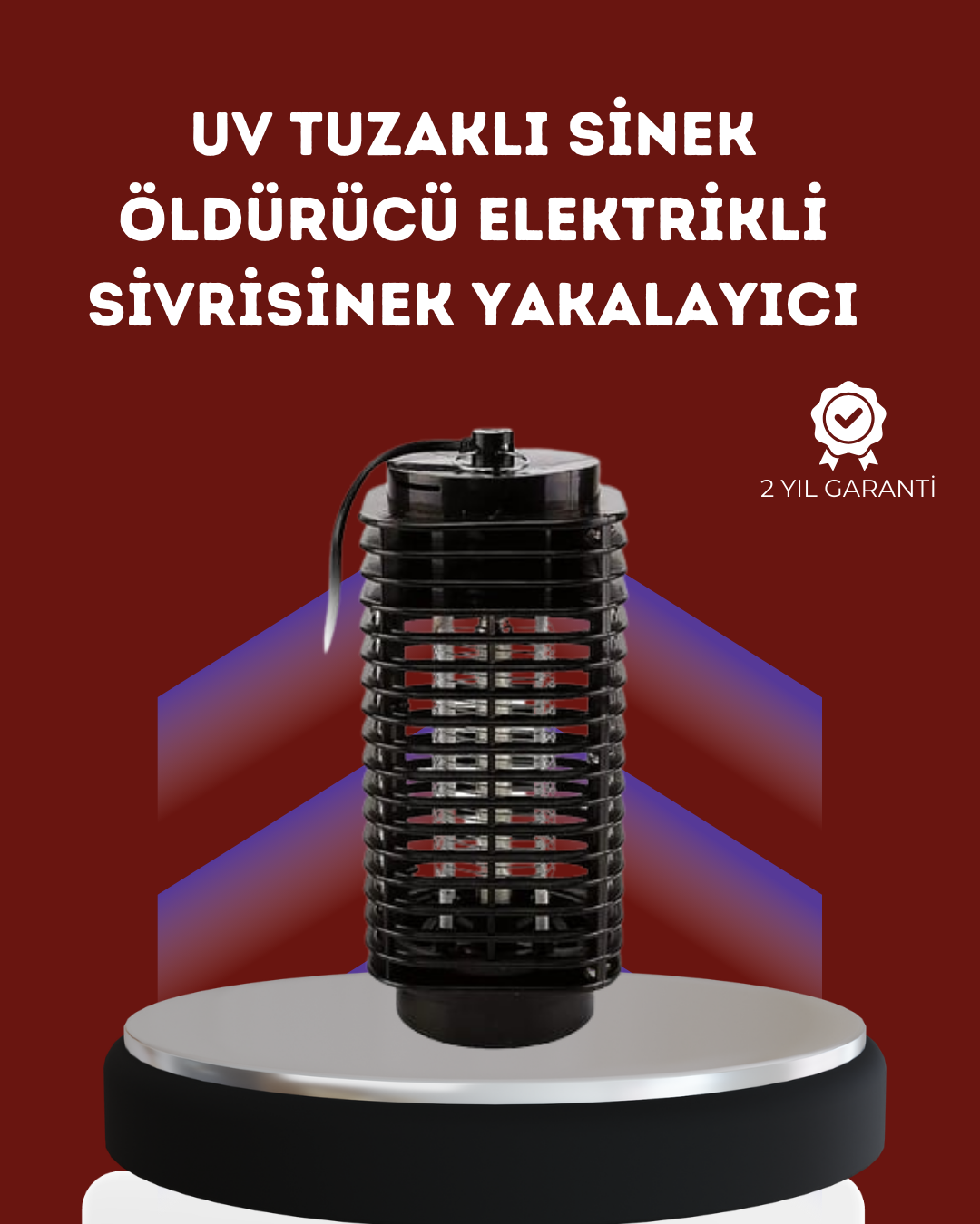 Uzun Ömürlü Elektrikli Sivrisinek Katili – Sessiz Çalışma, Güçlü Performans - Lisinya