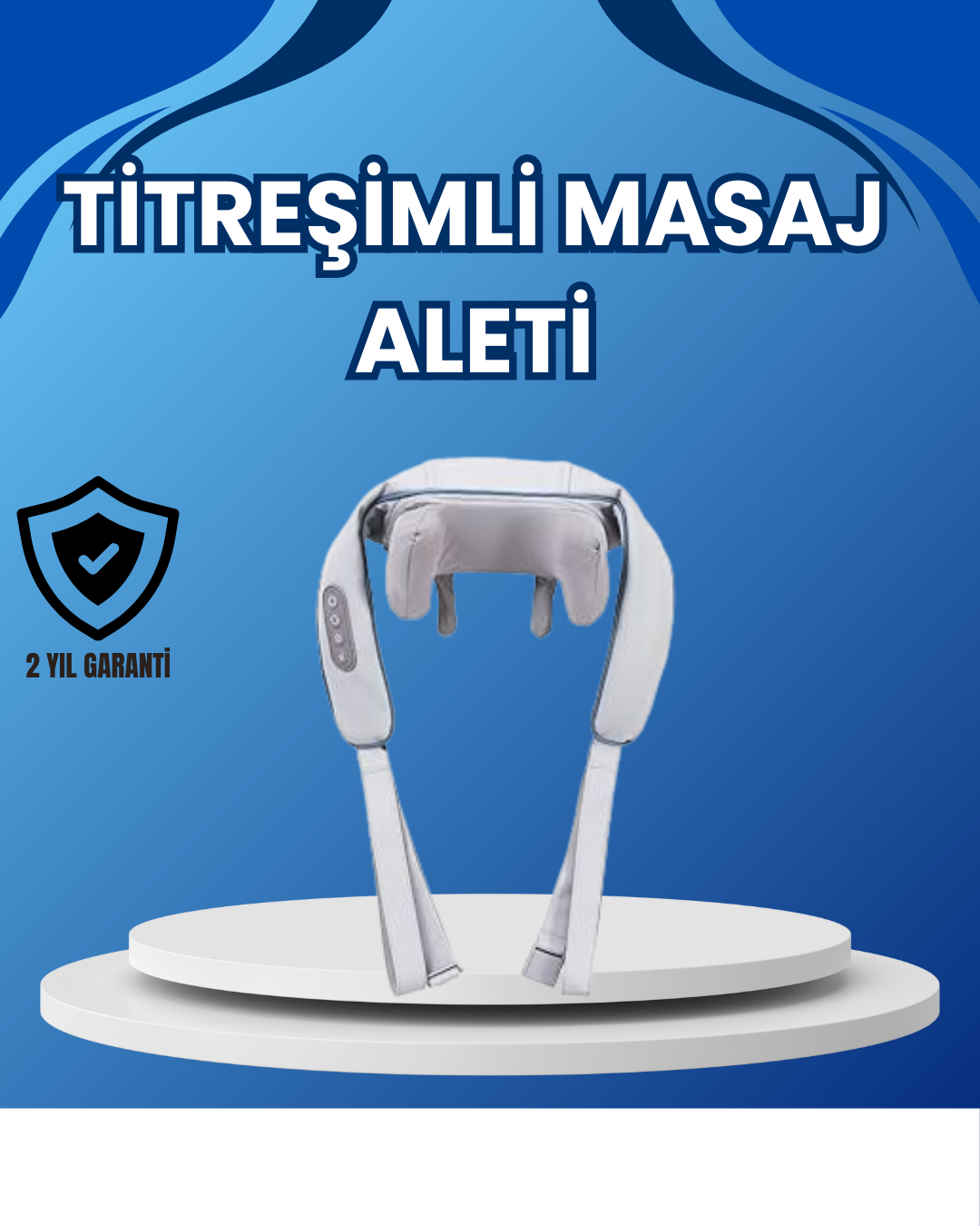 Şarjlı Boyun ve Omuz Masaj Aleti | 3D Yoğurma Teknolojisi - Lisinya Şarjlı Boyun ve Omuz Masaj Aleti | 3D Yoğurma Teknolojisi - Lisinya