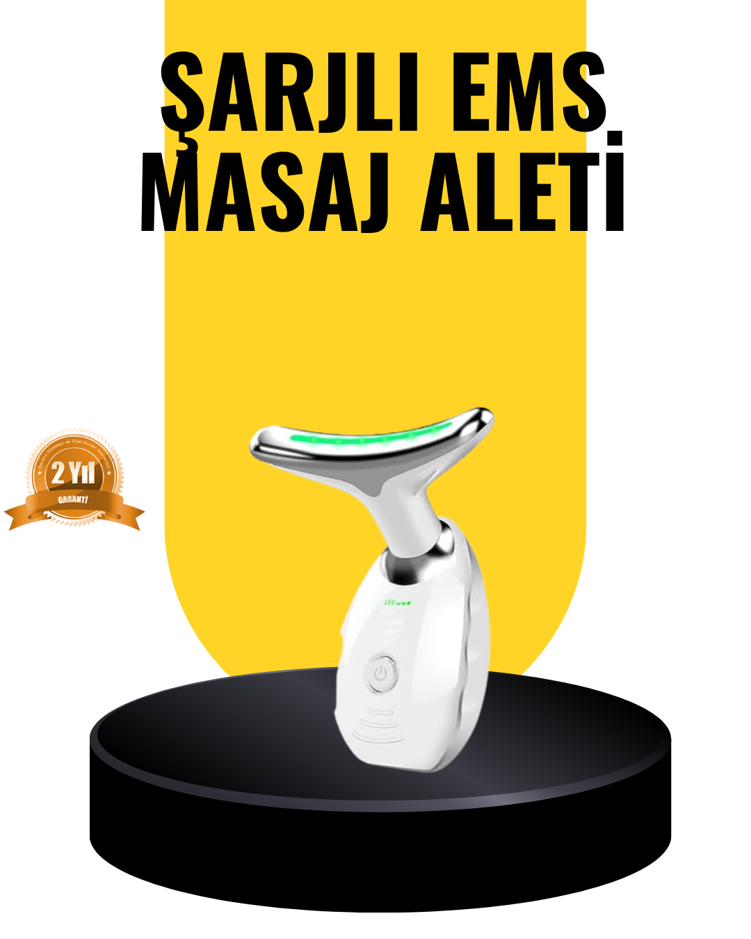 Kablosuz Şarjlı Yüz Masaj Cihazı | Cilt Yenileyici ve Nem Dengeleyici - Lisinya