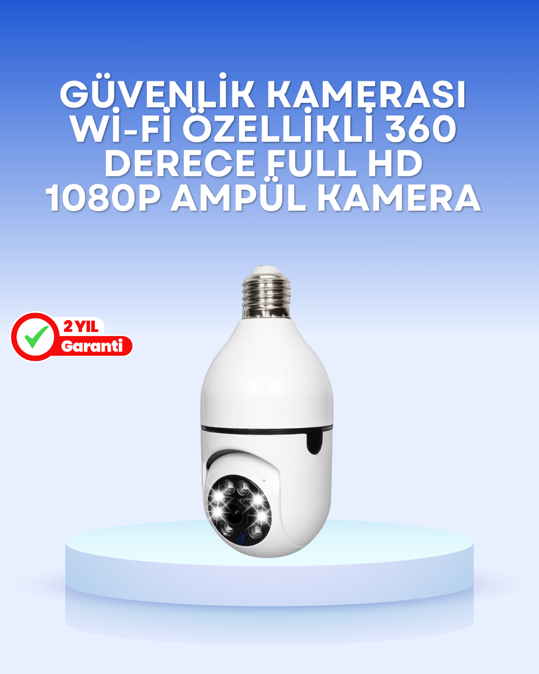 Duy Uyumlu Akıllı Güvenlik Kamerası – Basit Kurulum ve Net Görüntü - Lisinya