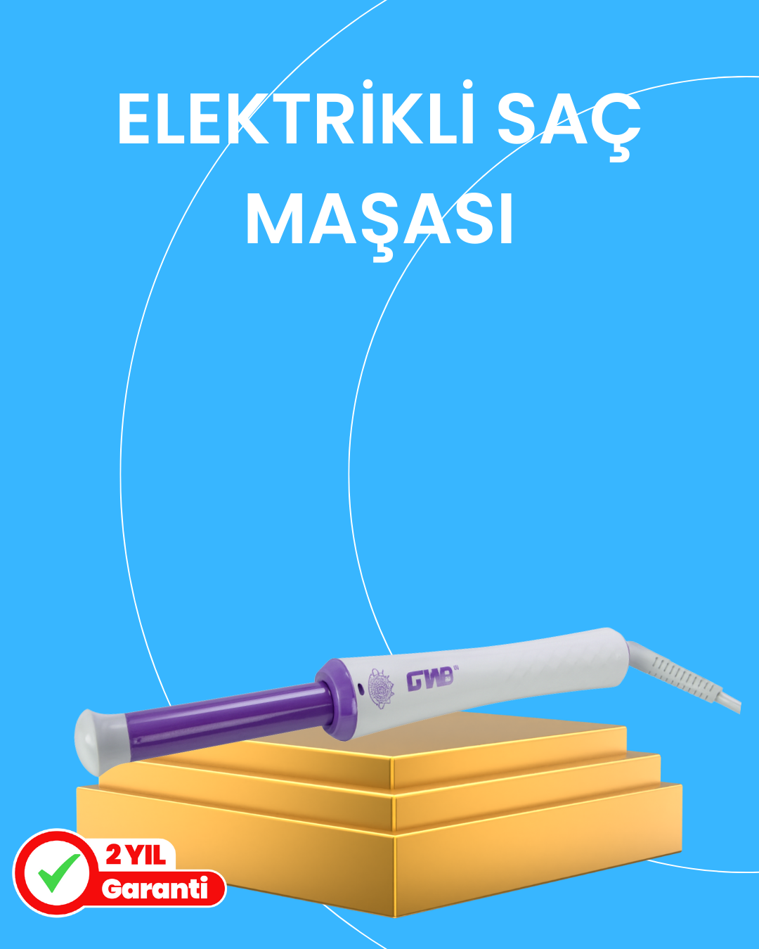Kompakt Seyahat Tipi Saç Maşası – Parlak ve Sağlıklı Bukleler - Lisinya