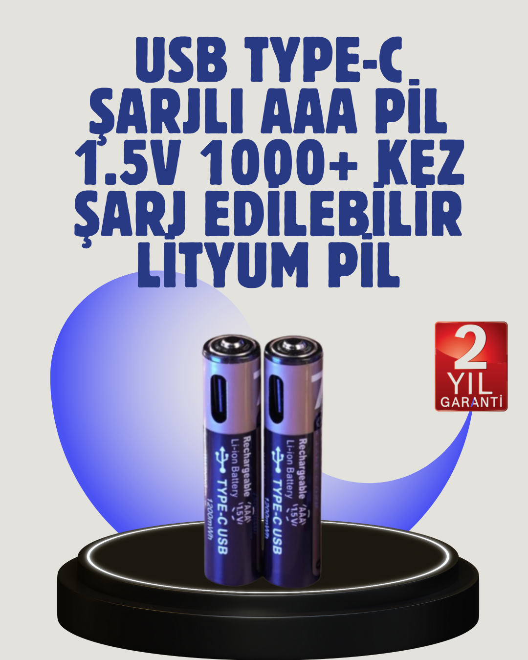 Gelişmiş Güvenlik Özelliklerine Sahip AAA Lityum Pil – Korumalı ve Sağlam Tasarım - Lisinya