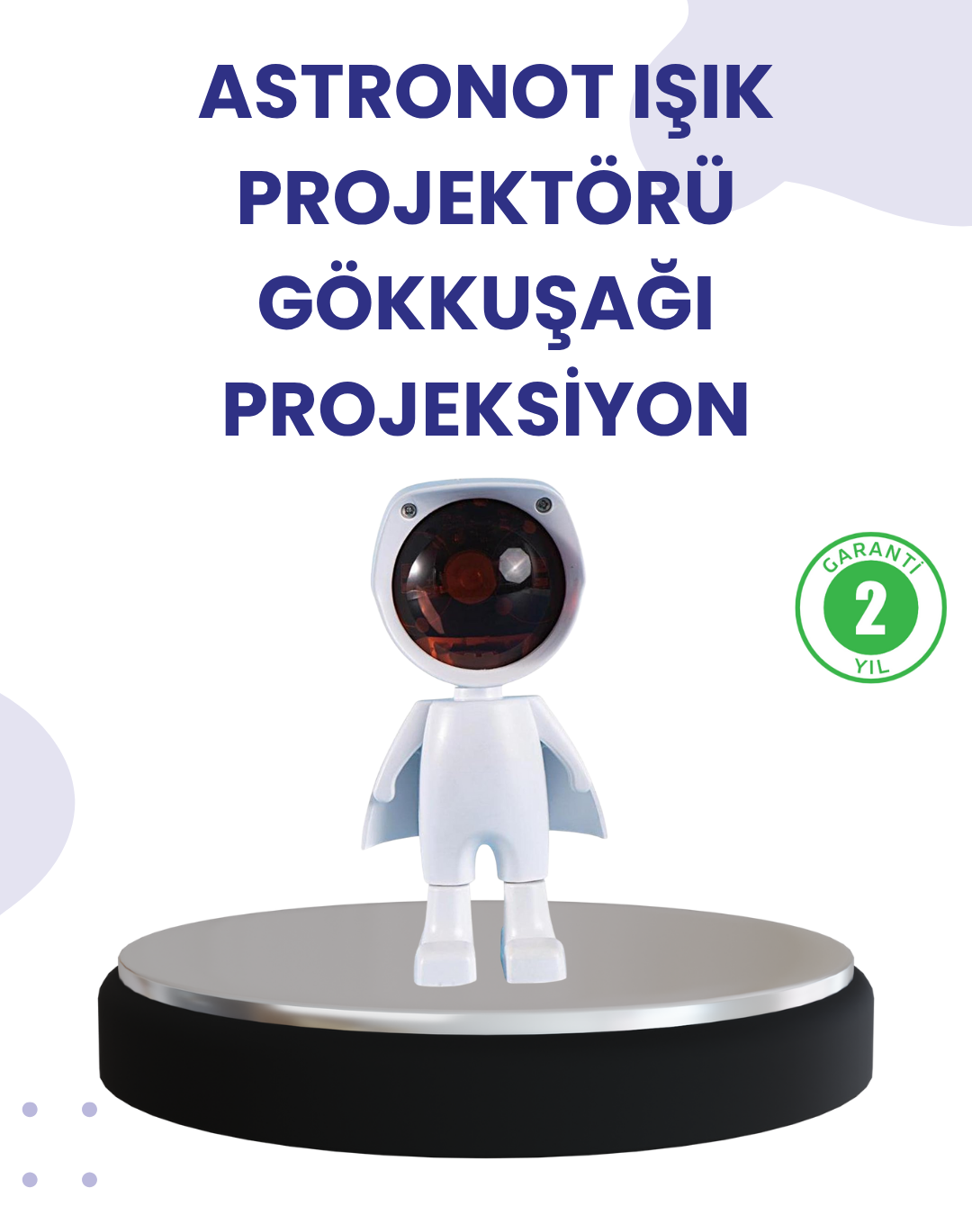 Dekoratif Gün Batımı Işığı – Astronot Figürlü - Lisinya