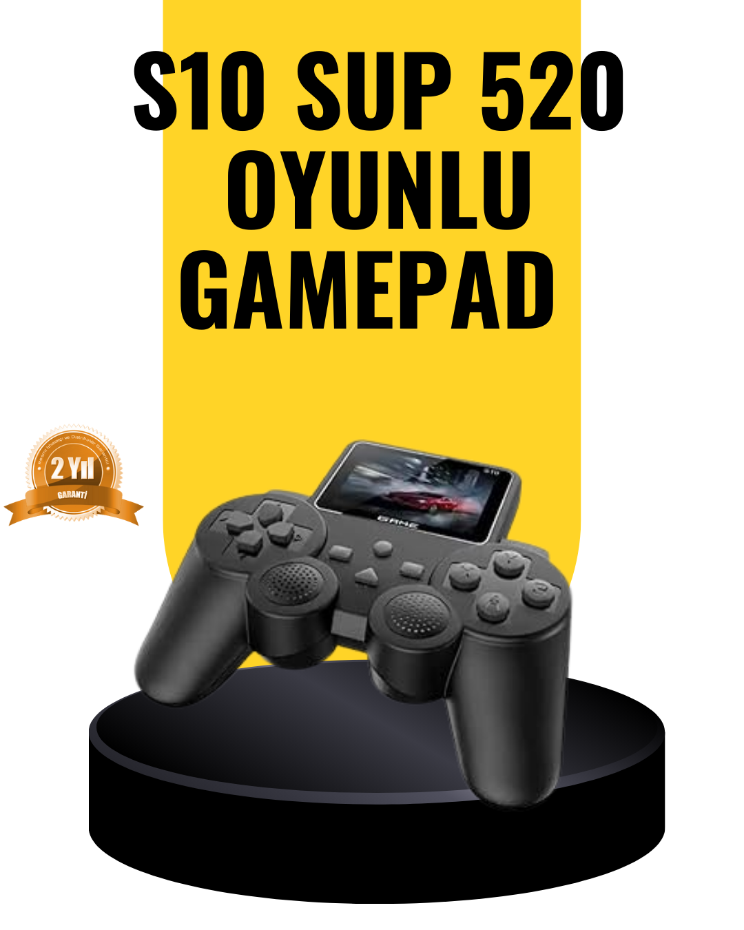 2025 A Kalite S10 Gamepad 520 Oyunlu TV Bağlantılı Retro Atari Konsolu - Lisinya