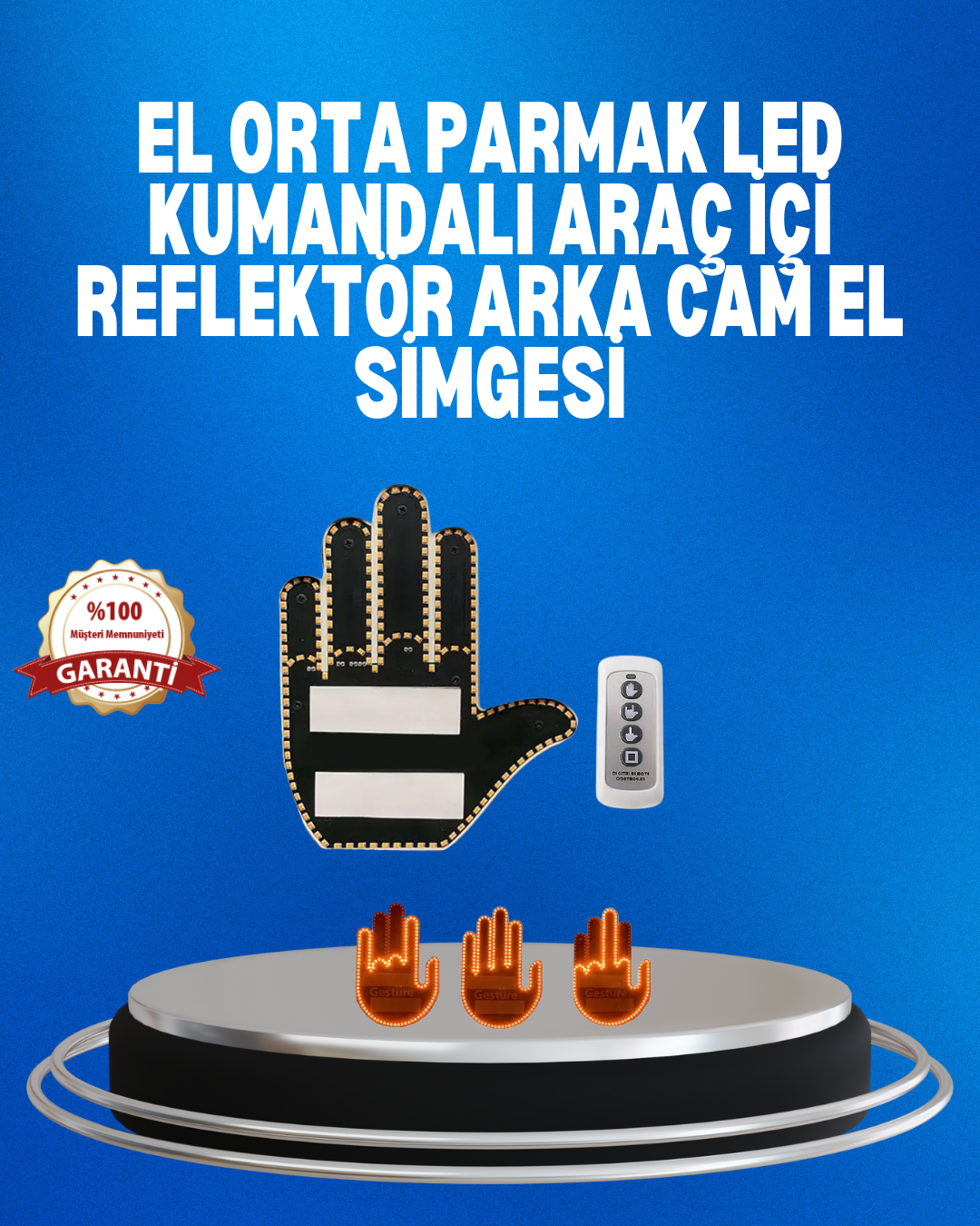 2025 Orijinal LED El Park Uyarı Sistemi Uzaktan Kumandalı - Lisinya