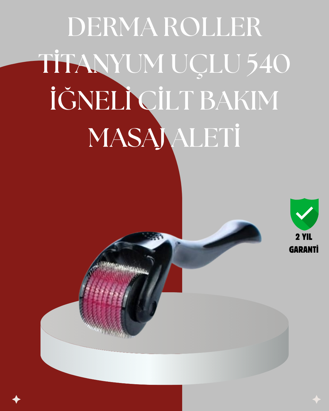Dermaroller 1 mm Yara ve Yanık İzleri İçin Etkili Çözüm - Lisinya Dermaroller 1 mm Yara ve Yanık İzleri İçin Etkili Çözüm - Lisinya