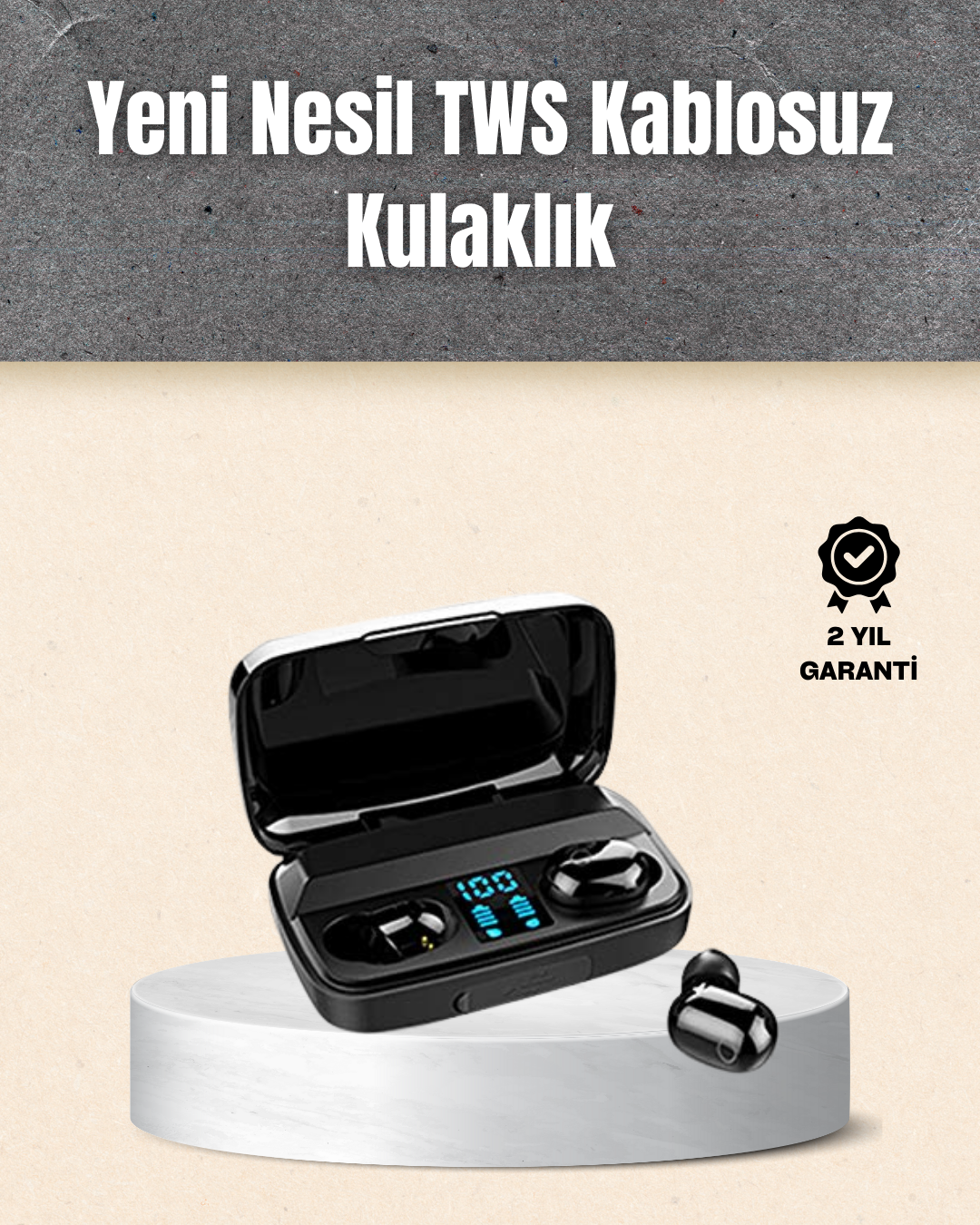 A10s TWS Ergonomik Bluetooth Kulaklık Uzun Pil Ömürlü - Lisinya