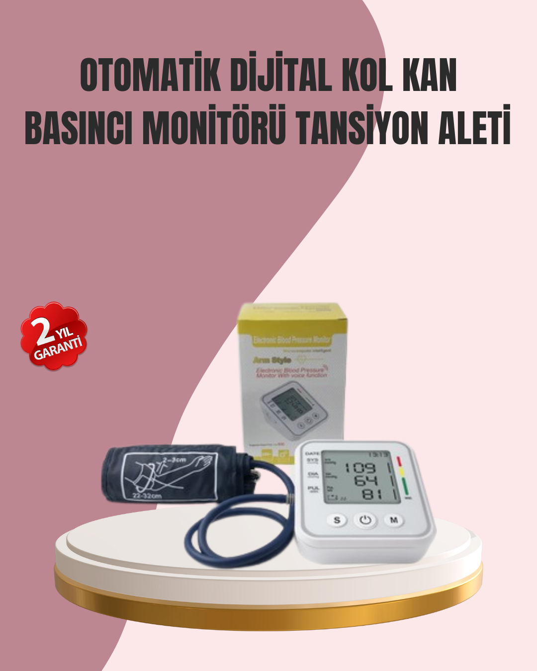 Yüksek Hassasiyetli Dijital Tansiyon Ölçer - Lisinya