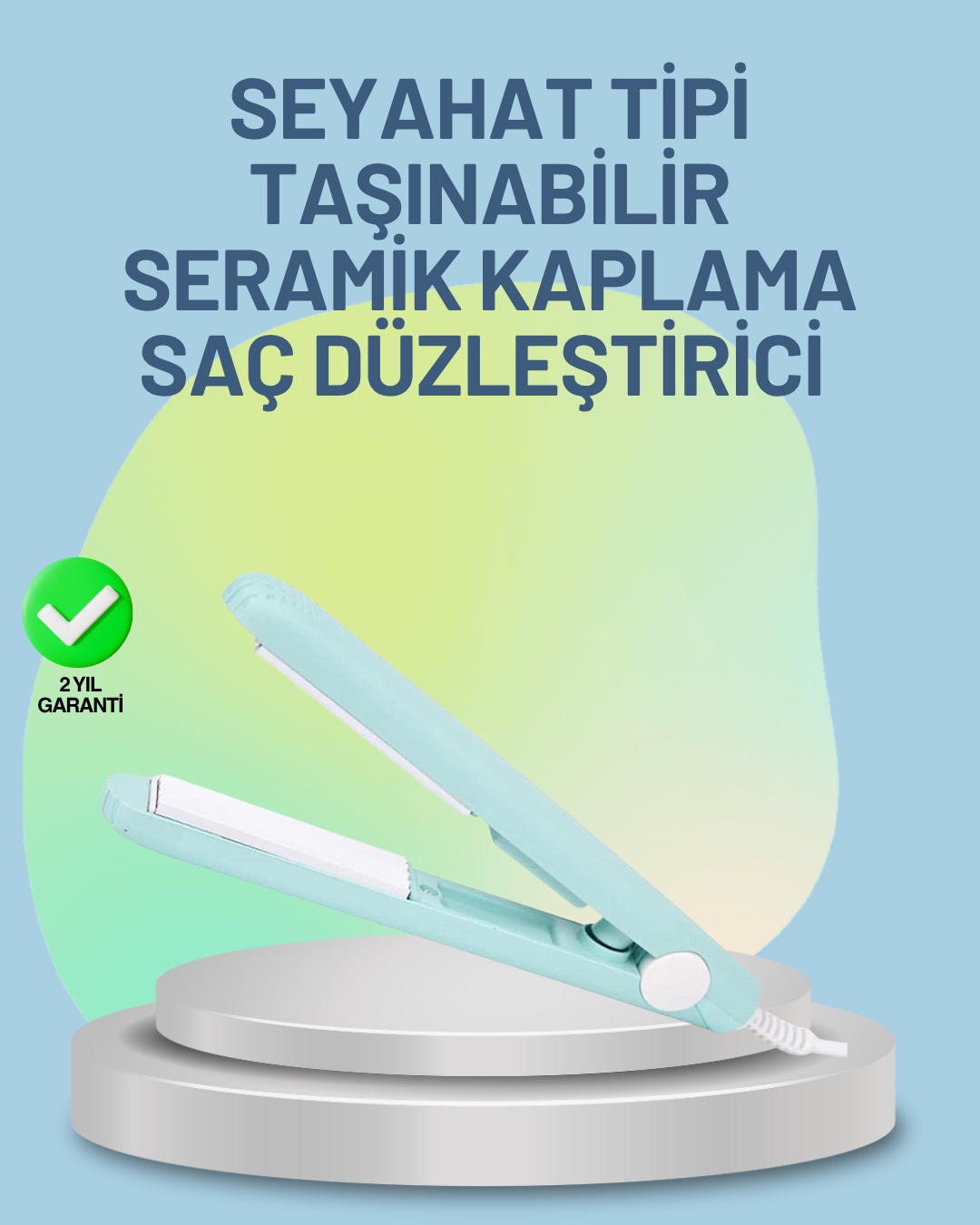 30 Saniyede Isınan PTC Teknolojili Saç Şekillendirici – Sabit Isı Kontrollü, Hızlı Performans - Lisinya