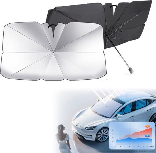 Citroen C-Elysee, Fiat Albea, Renault Thalia, Hyundai Accent Era, Ford Fusion Uyumlu Oto Şemsiye - Lisinya