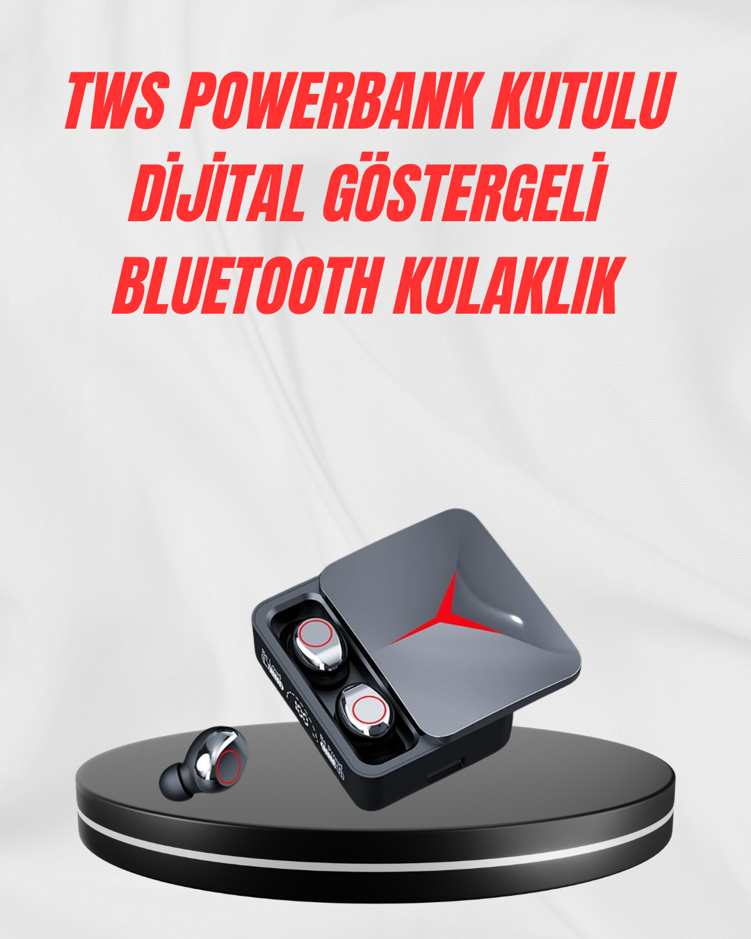 Şarj Kutulu Bluetooth 5.3 Kulaklık – Hızlı Eşleşme ve Net Görüşme Kalitesi - Lisinya