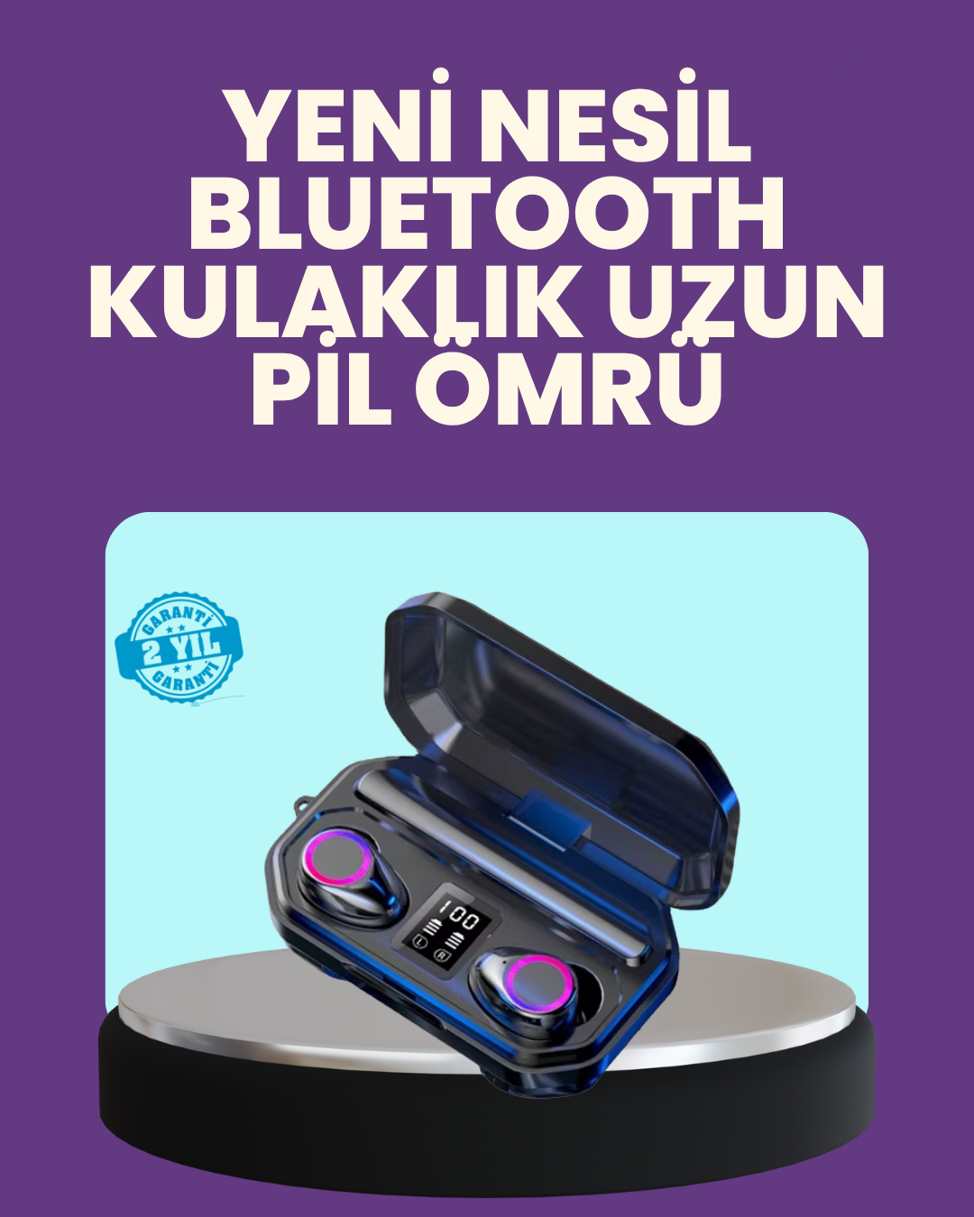 ANC Teknolojili Bluetooth Kulaklık – Aktif Gürültü Engelleme - Lisinya
