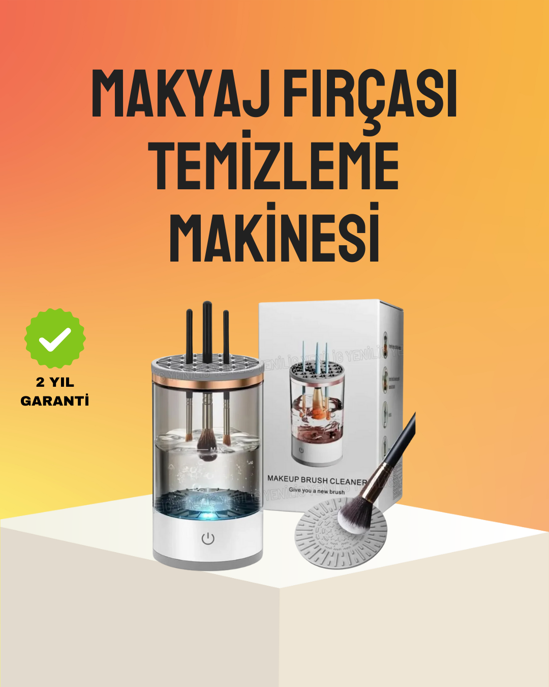 Hijyenik ve Hızlı Makyaj Fırçası Yıkama ve Kurutma Cihazı - Lisinya Hijyenik ve Hızlı Makyaj Fırçası Yıkama ve Kurutma Cihazı - Lisinya
