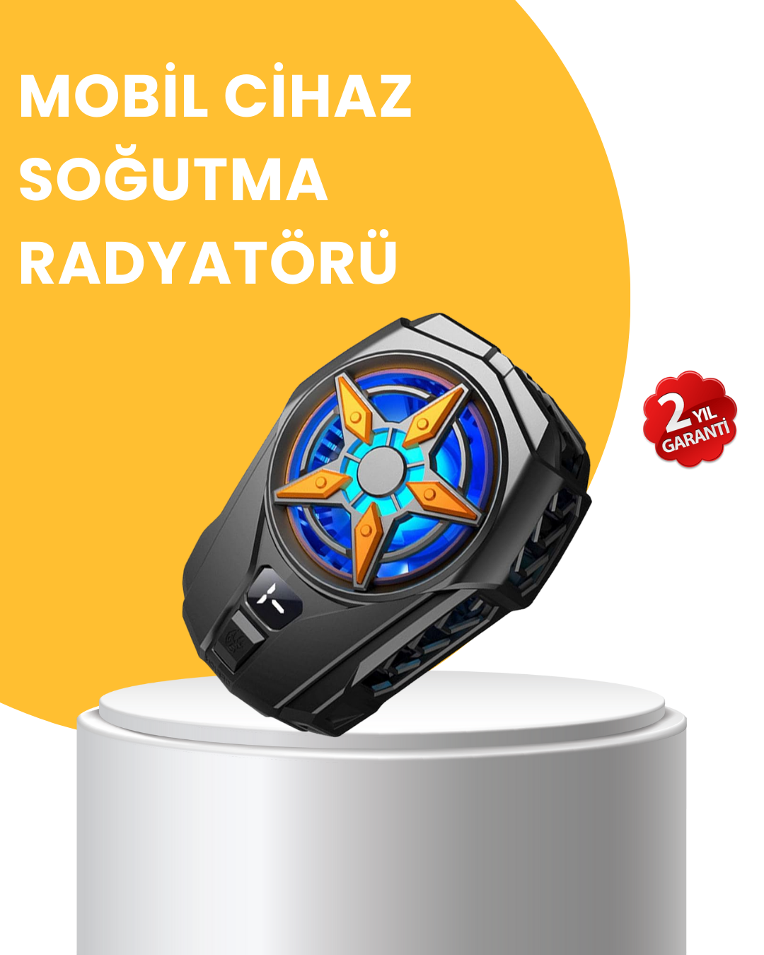 Dijital Göstergeli Evrensel Telefon Soğutma Fanı - Lisinya Dijital Göstergeli Evrensel Telefon Soğutma Fanı - Lisinya