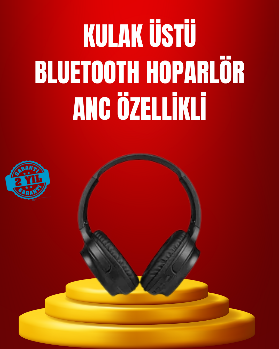 Geniş Frekans Aralıklı Bluetooth Kulak Üstü Kulaklık - Lisinya