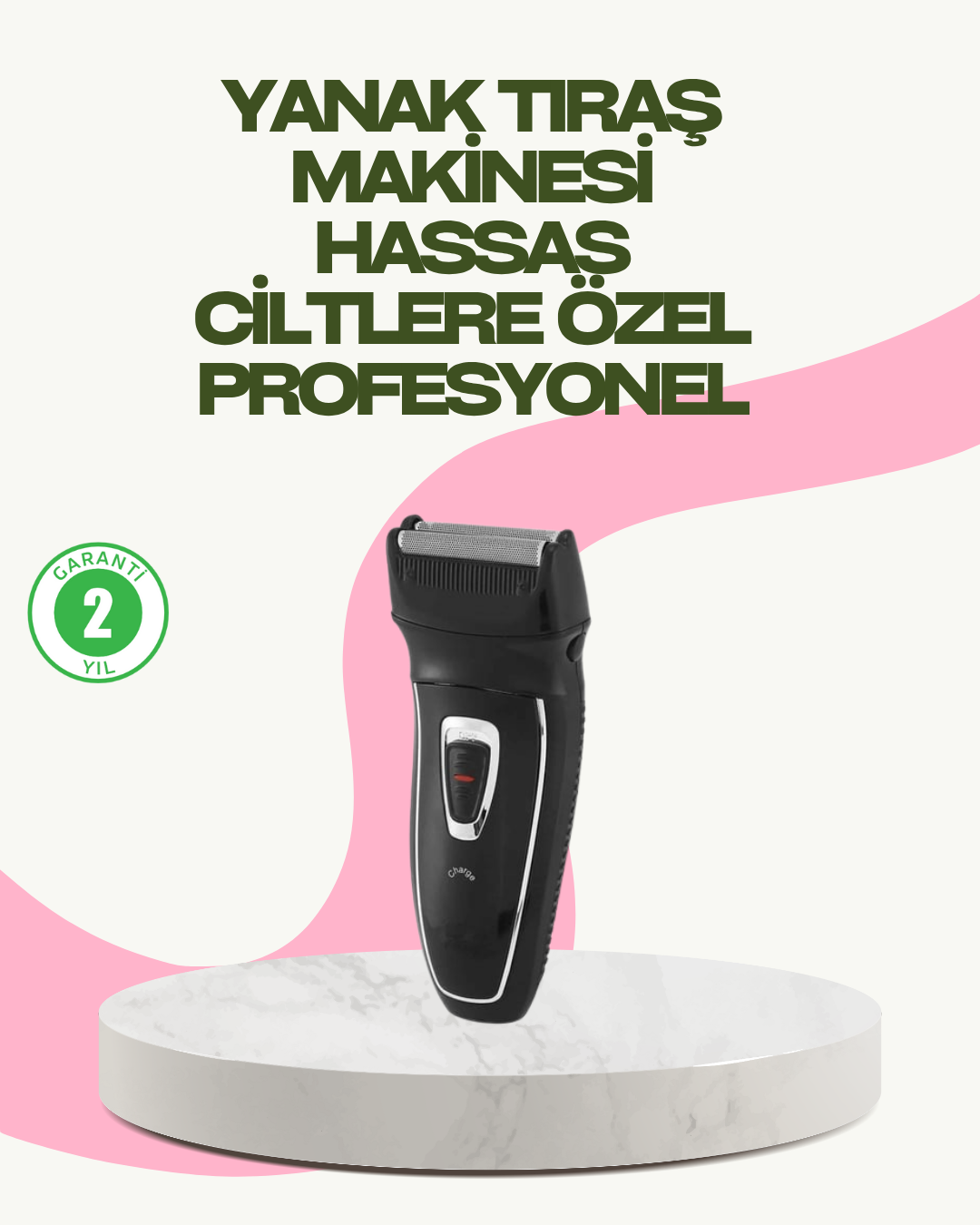 Darbelere Dayanıklı Kablosuz Erkek Tıraş Aleti - Lisinya