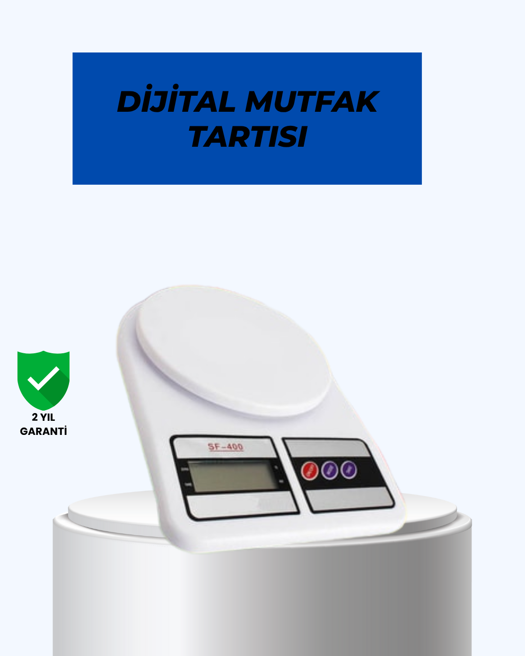 Taşınabilir Dijital Terazi – Çift Ölçü Birimi Destekli - Lisinya