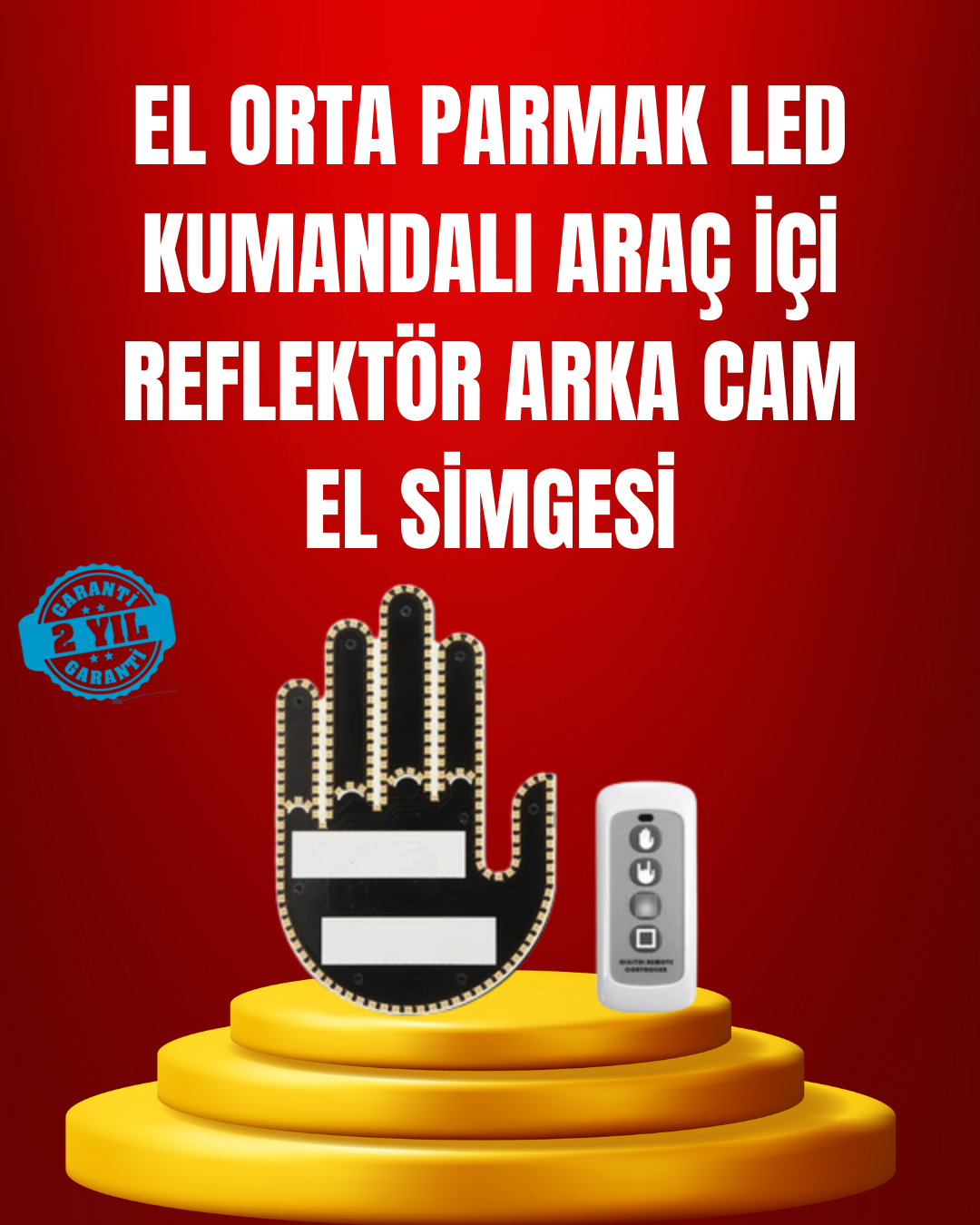 Suya Dayanıklı LED El Park Uyarı Cihazı Uzaktan Kumandalı 2025 - Lisinya Suya Dayanıklı LED El Park Uyarı Cihazı Uzaktan Kumandalı 2025 - Lisinya