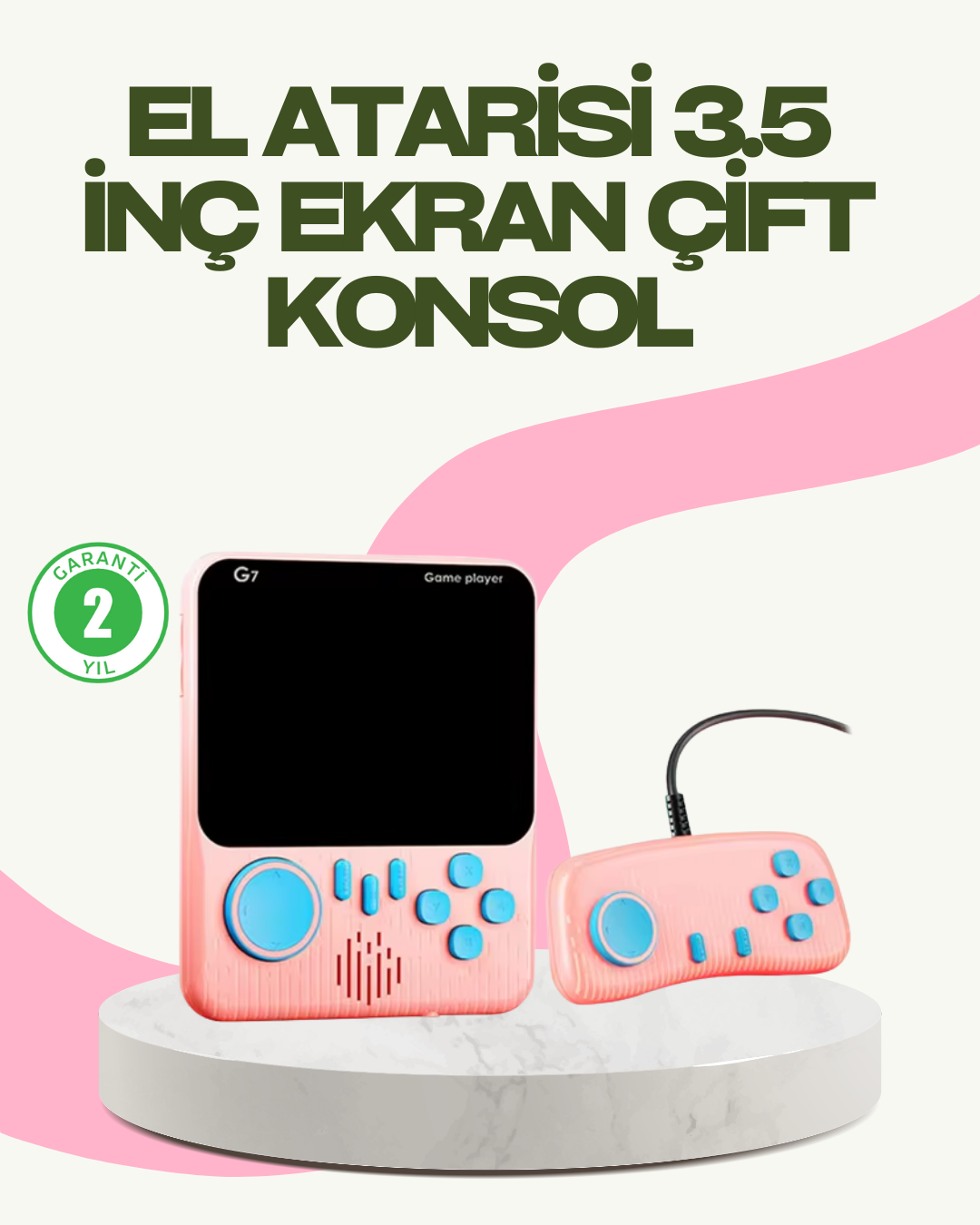 666 Oyunlu Retro Game Console – TV ve Çift Gamepad Desteği - Lisinya