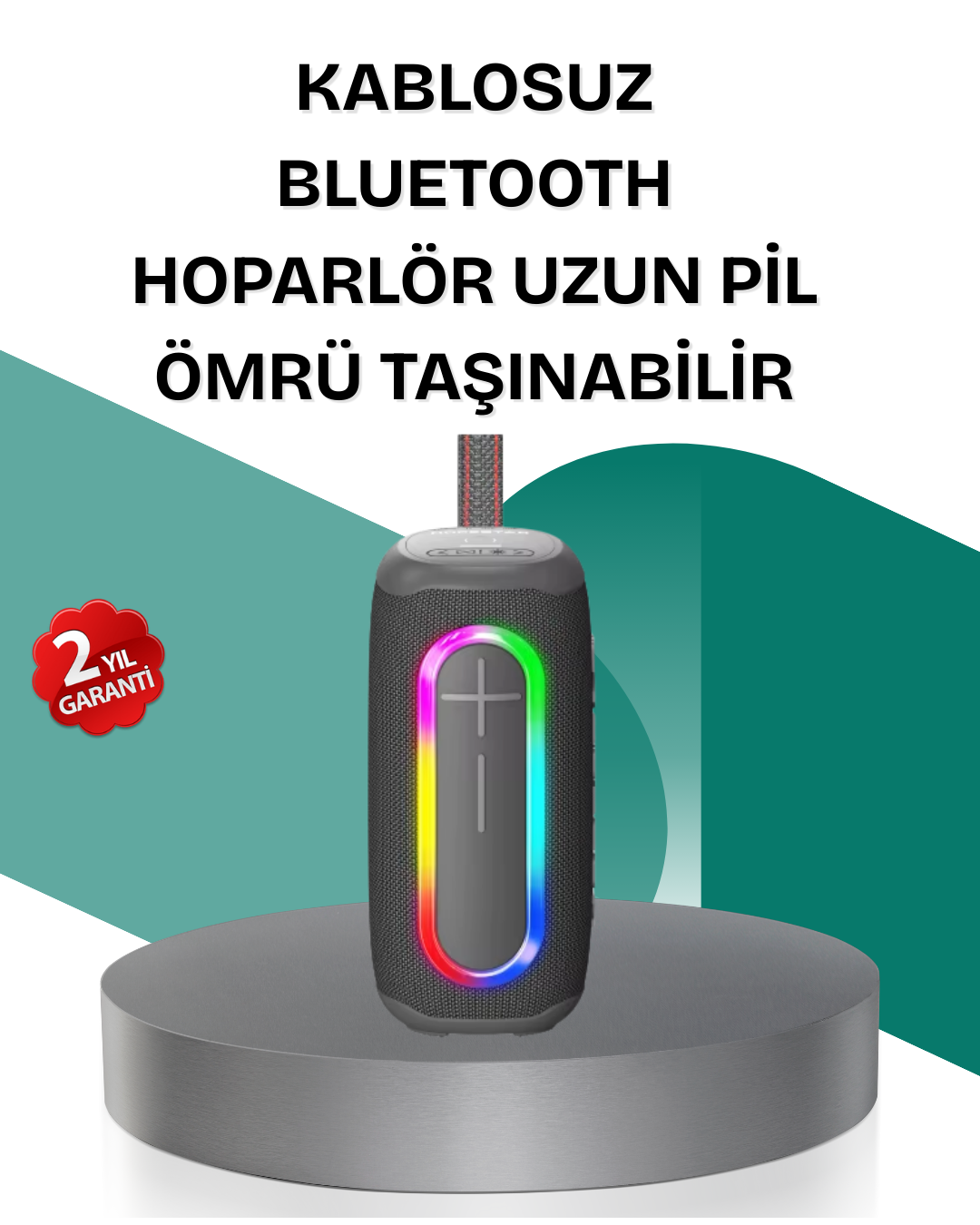 Renkli LED Işıklı Kablosuz Hoparlör IP67 Sertifikalı - Lisinya Renkli LED Işıklı Kablosuz Hoparlör IP67 Sertifikalı - Lisinya