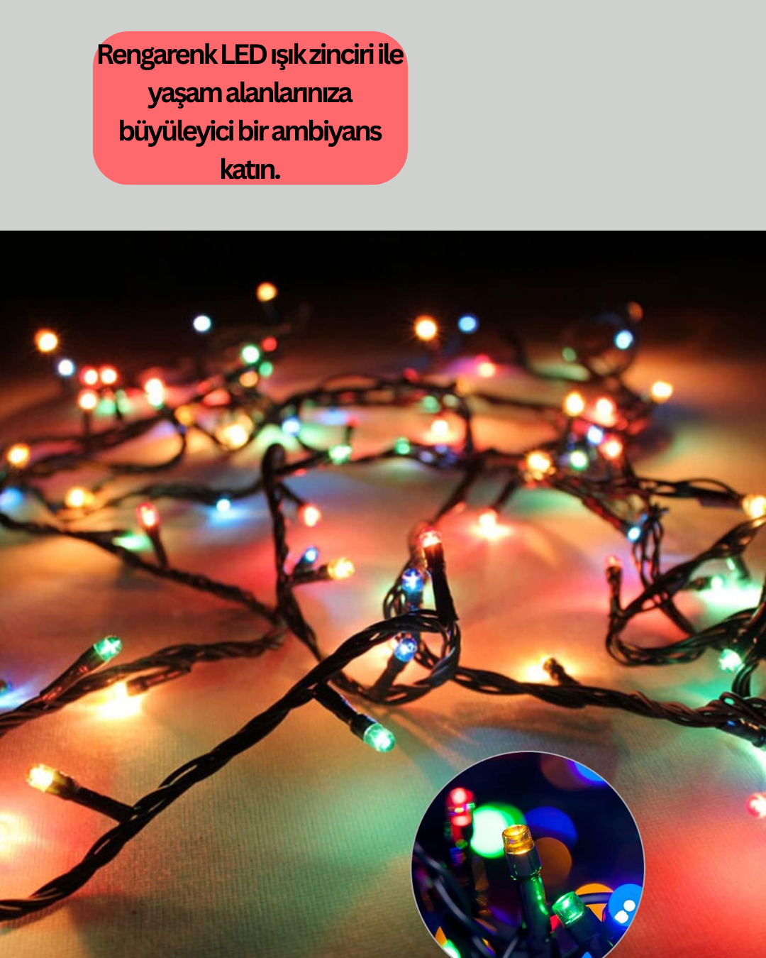 Festivaller ve Özel Günler İçin LED Dekoratif Işık - Lisinya