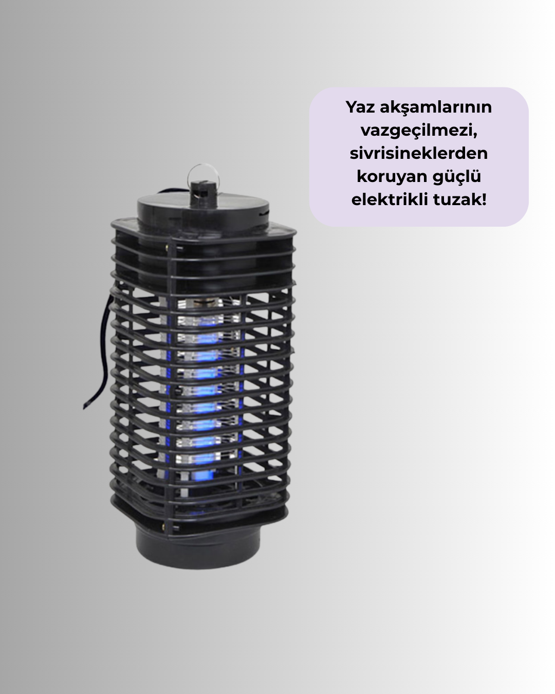 Uzun Ömürlü Elektrikli Sivrisinek Katili – Sessiz Çalışma, Güçlü Performans - Lisinya