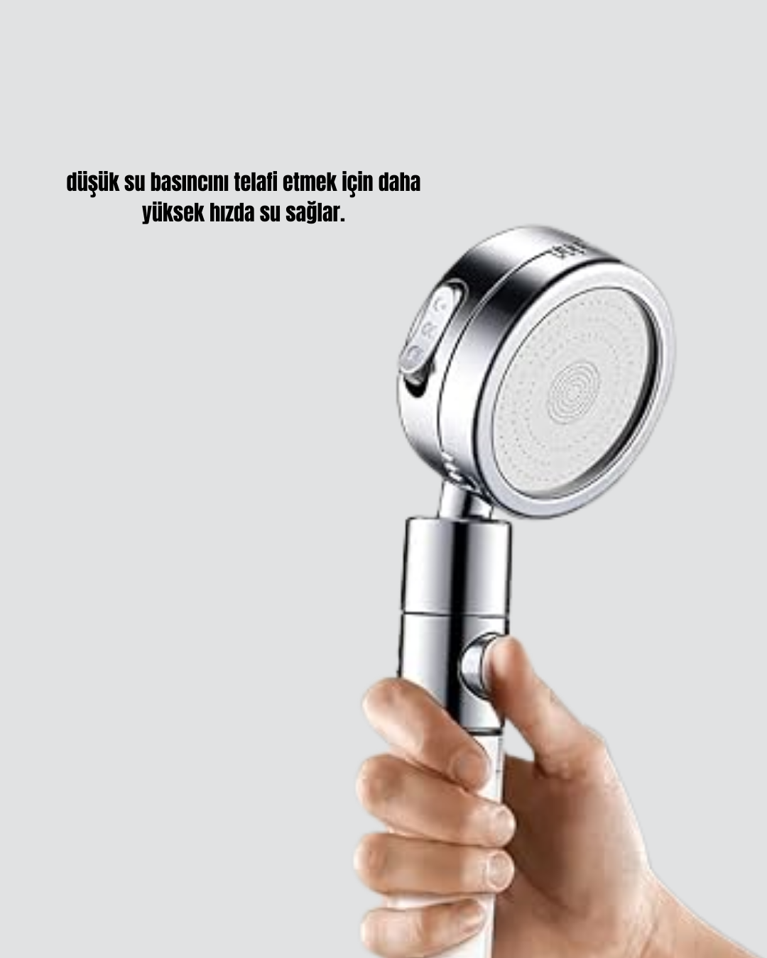 Masaj ve Yağmur Modlu Su Tasarruflu Duş Başlığı - Lisinya Masaj ve Yağmur Modlu Su Tasarruflu Duş Başlığı - Lisinya