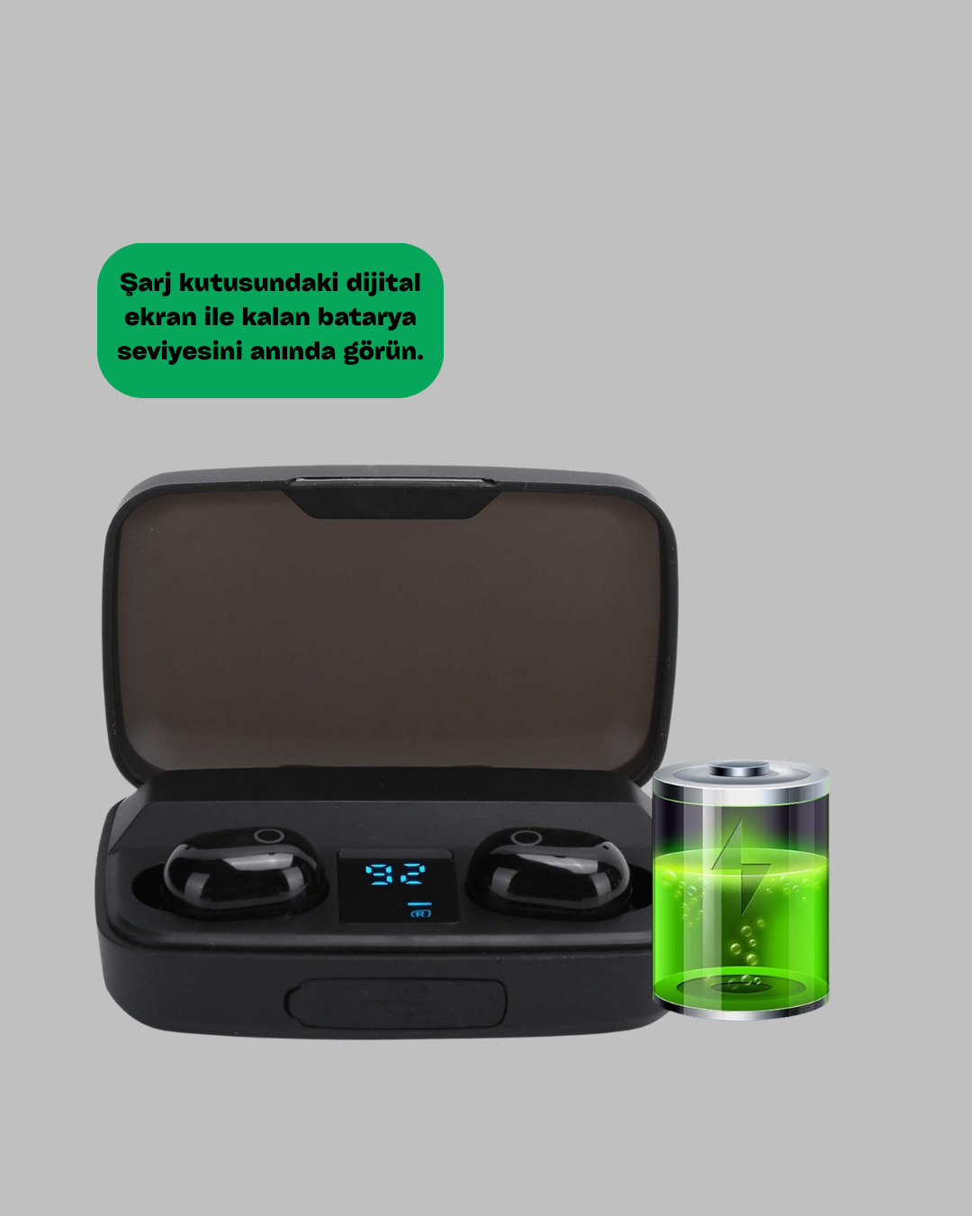 A10s TWS Ergonomik Bluetooth Kulaklık Uzun Pil Ömürlü - Lisinya