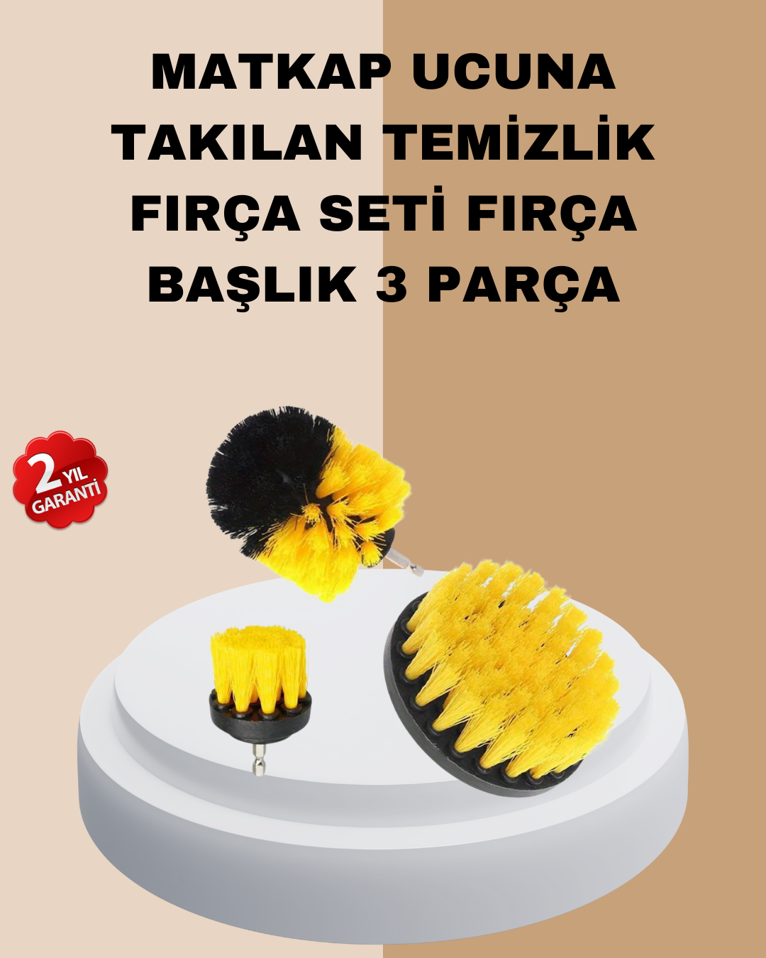 3’lü Matkap Ucu Fırça Takımı Zorlu Kirler İçin - Lisinya