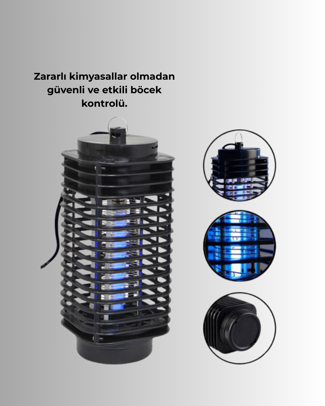 Uzun Ömürlü Elektrikli Sivrisinek Katili – Sessiz Çalışma, Güçlü Performans - Lisinya