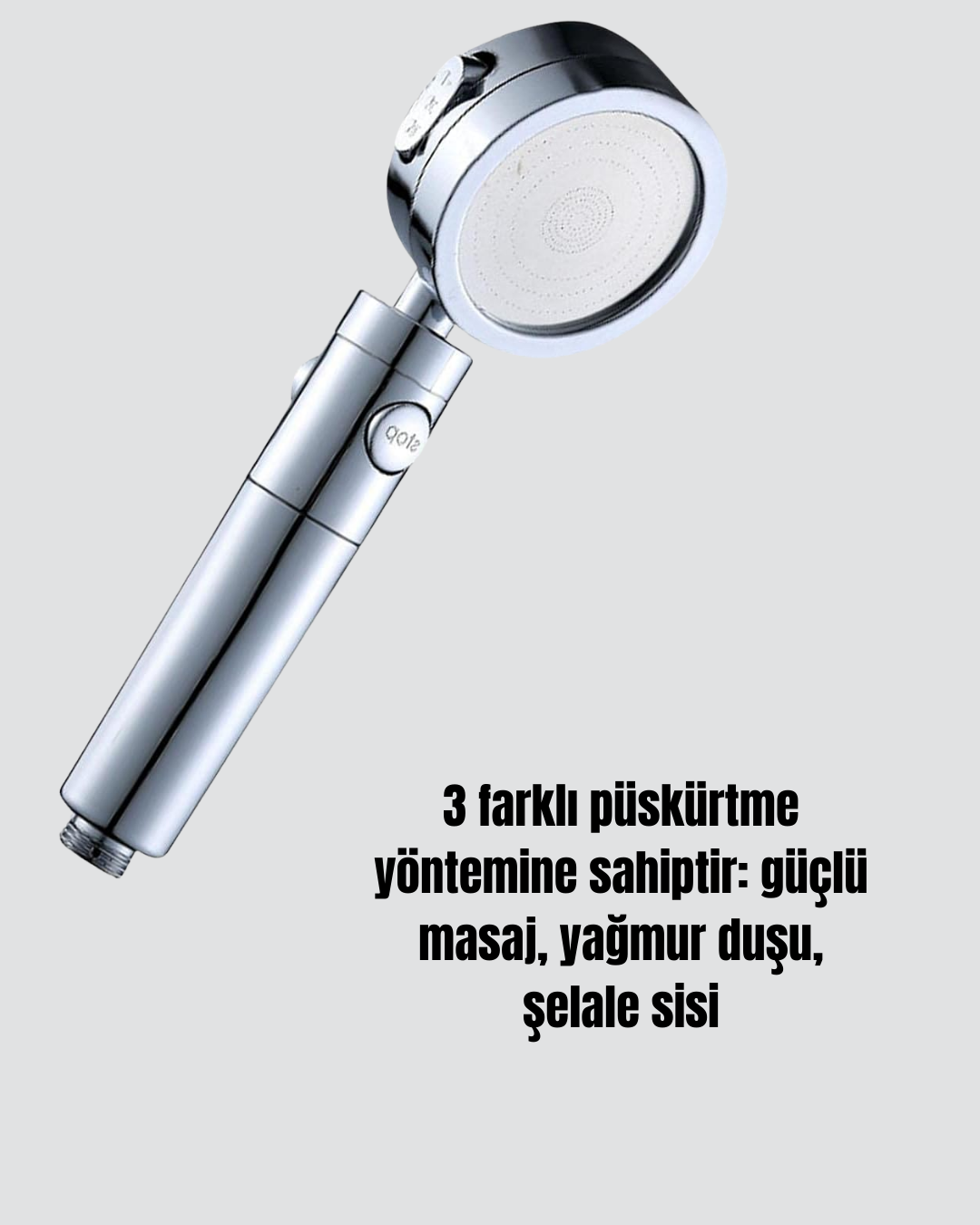 Masaj ve Yağmur Modlu Su Tasarruflu Duş Başlığı - Lisinya Masaj ve Yağmur Modlu Su Tasarruflu Duş Başlığı - Lisinya