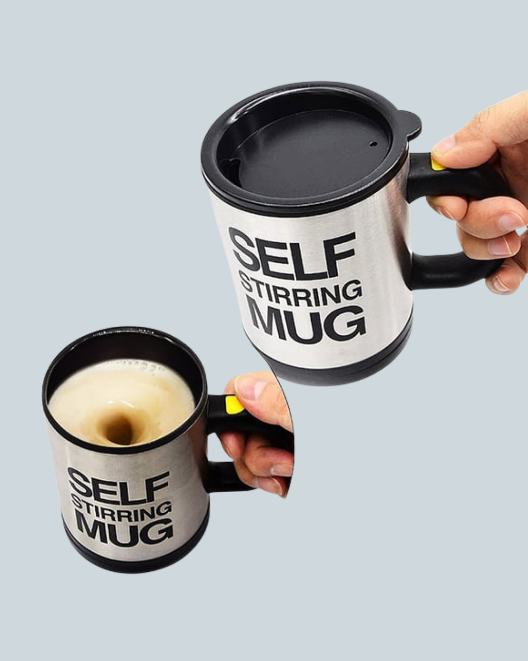 Çift Katmanlı Termos Özellikli Karıştırma Motorlu Kupa - Lisinya