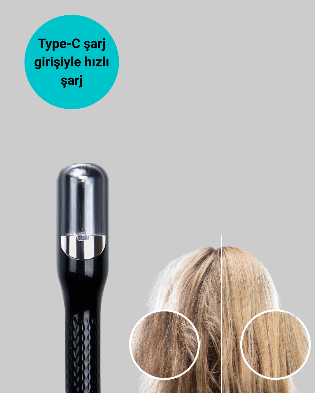 RH-6668 Şarjlı Saç Kesme Makinesi - Lisinya