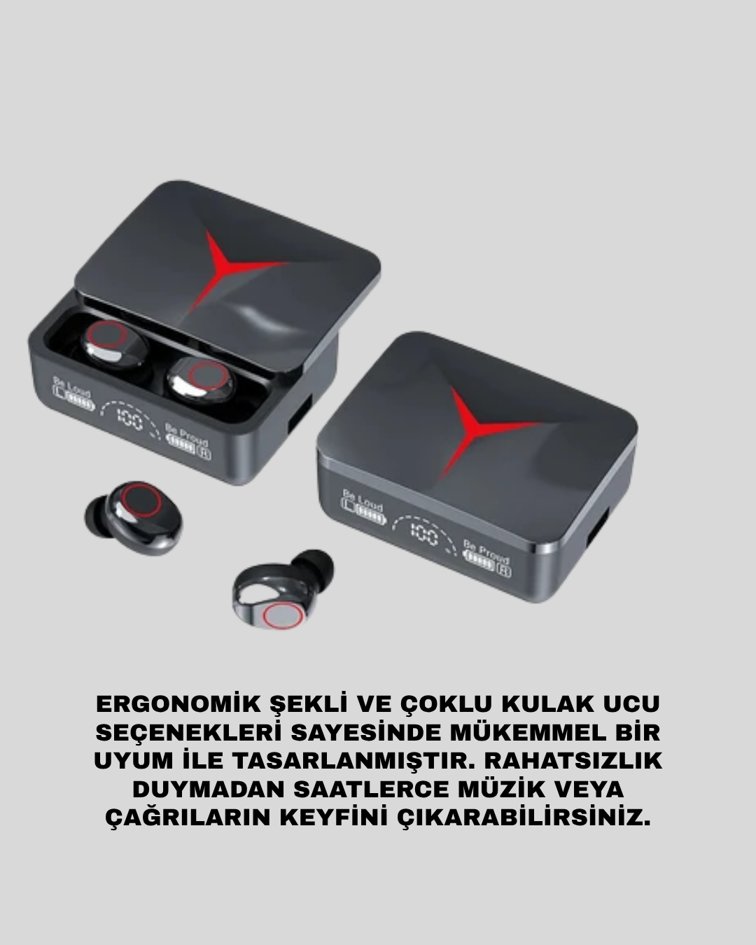 Şarj Kutulu Bluetooth 5.3 Kulaklık – Hızlı Eşleşme ve Net Görüşme Kalitesi - Lisinya