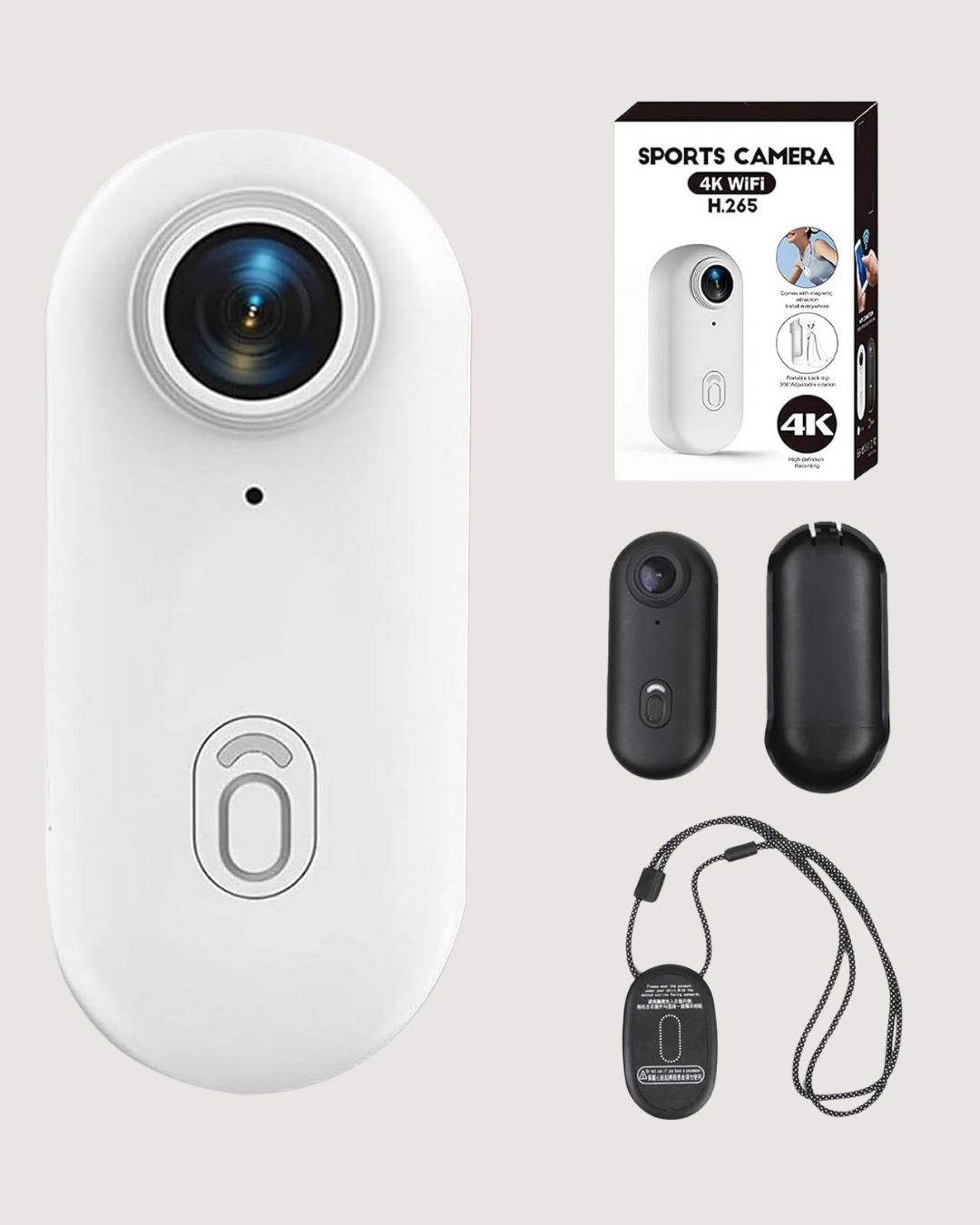 Şarj Edilebilir Uzun Ömürlü Mini Spor Kamera Full HD - Lisinya